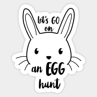 Easter Bunny - Egg Hunt Sticker